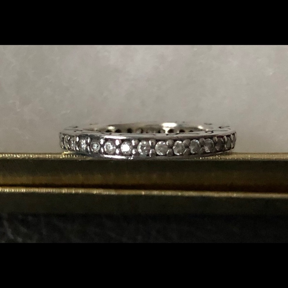 Pandora Eternity Band with Clear Zirconias